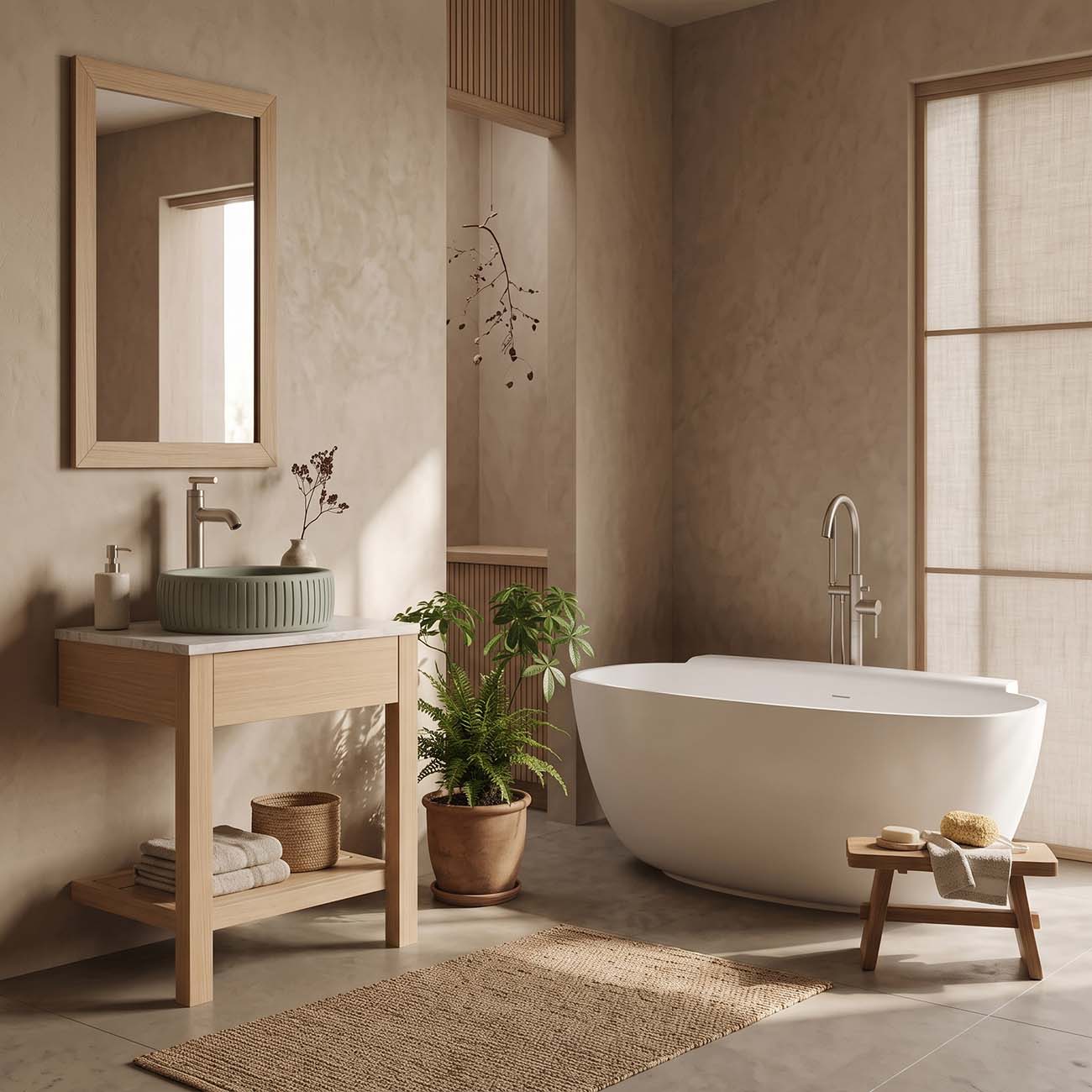 NTR-VS-24-White-Oak-Countertop-Dune-CT050-SAG-M032-TUB07 image
